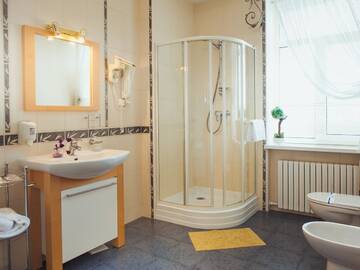 Одноместный номер с душем в Мини-отеле Hotel Diana